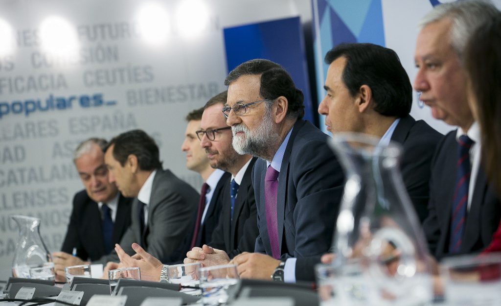 Mariano Rajoy preside la reunión de la Junta Directiva Nacional del Partido Popular