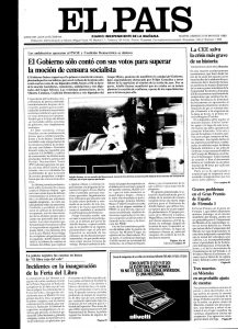 Moción de censura de González a Suárez en 1980