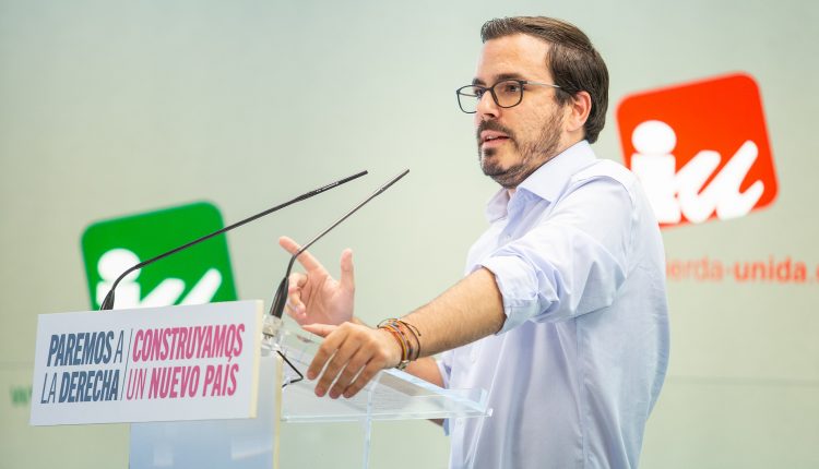 El coordinador federal de IU, Alberto Garzón, en una foto de archivo.