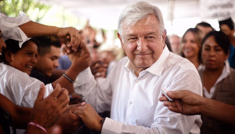 El candidato izquierdista a la Presidencia de México, del Movimiento Regeneración Nacional (Morena), Andrés Manuel López Obrador.