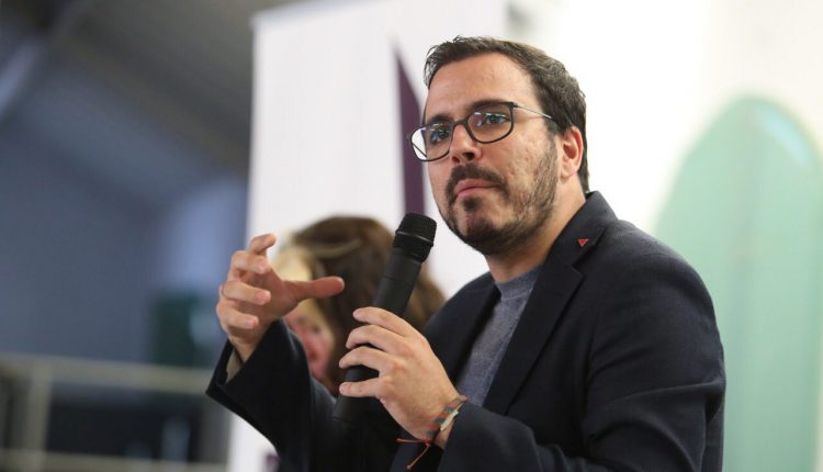 El coordinador federal de IU, Alberto Garzón.