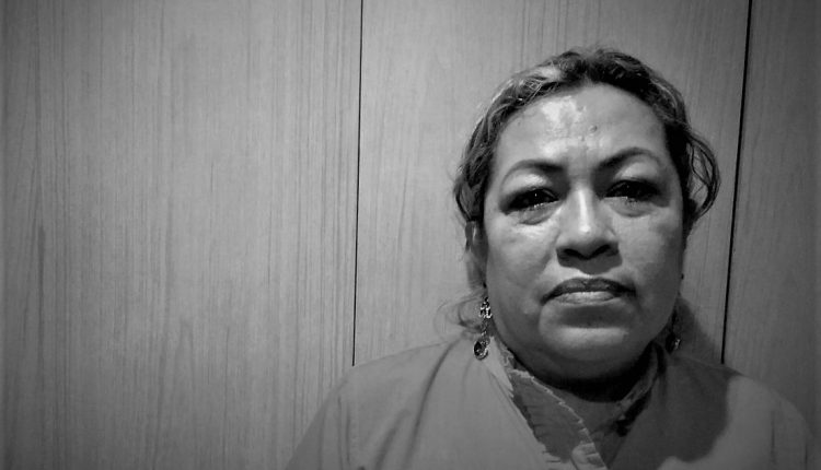 Edith Pérez, madre de dos hijos desaparecidos en Tamaulipas (México)./ M.F.S.