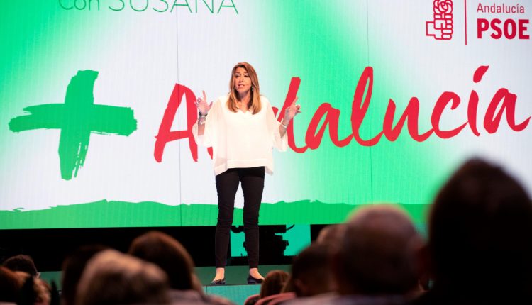 Susana Díaz comienza la campaña electoral en Granada