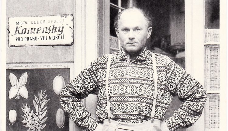 Bohumil Hrabal en in Libeň (Praga), 1962