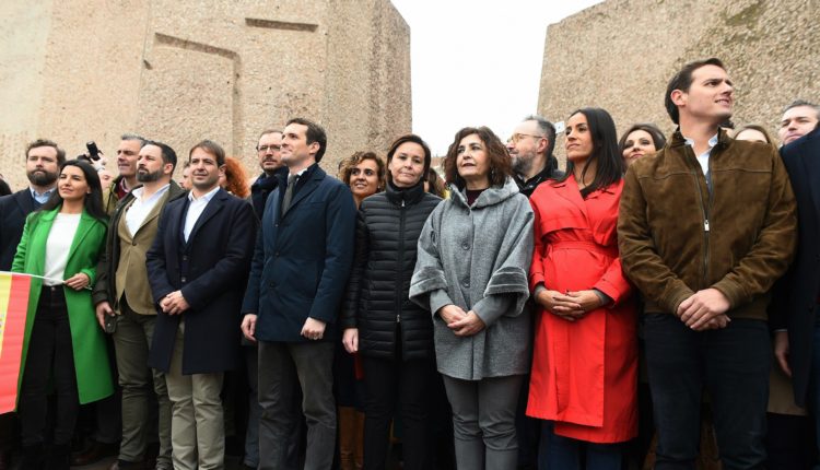 Concentración en la plaza de Colón de Madrid