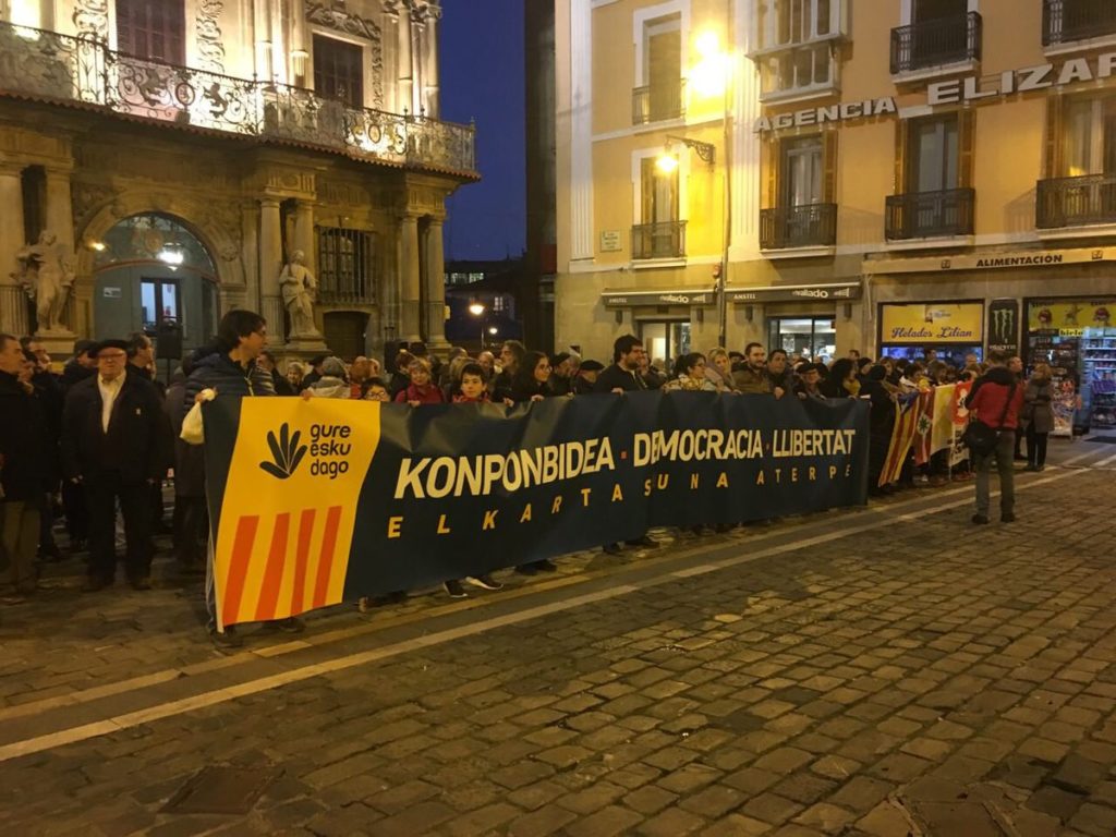 Manifestación de Gure Esku Dago en Pamplona / Gure Esku Dago
