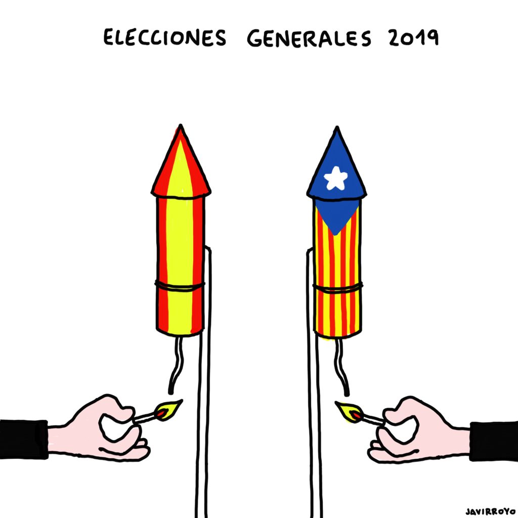 viñeta sobre las elecciones generales 2019 de javirroyo