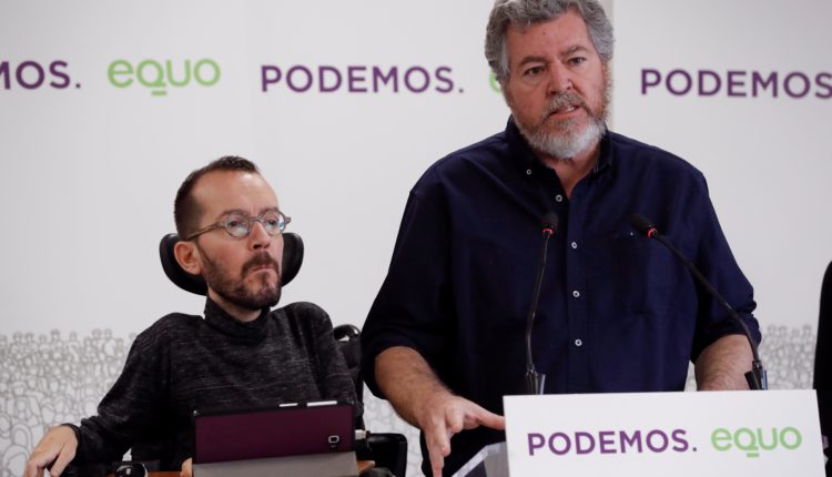 Rueda de prensa de Podemos-Equo
