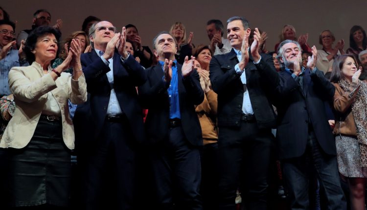 Acto electoral del presidente del gobierno Pedro Sánchez