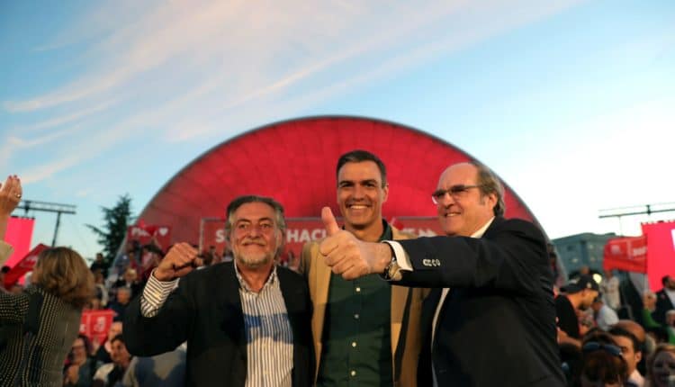 Cierre de campaña del PSOE en Madrid