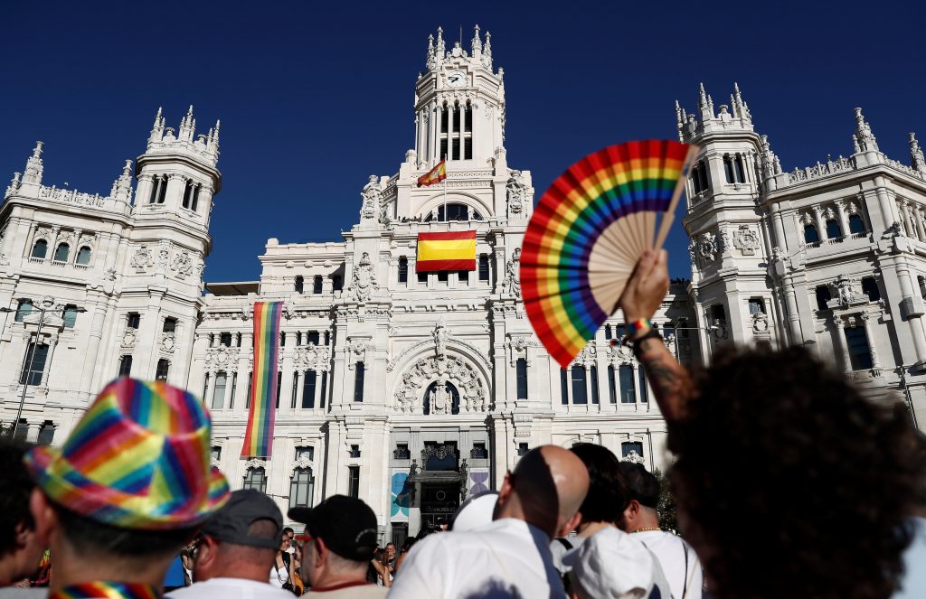 Manifestación del Orgullo 2019 esta tarde en Madrid. EFE/Mariscal