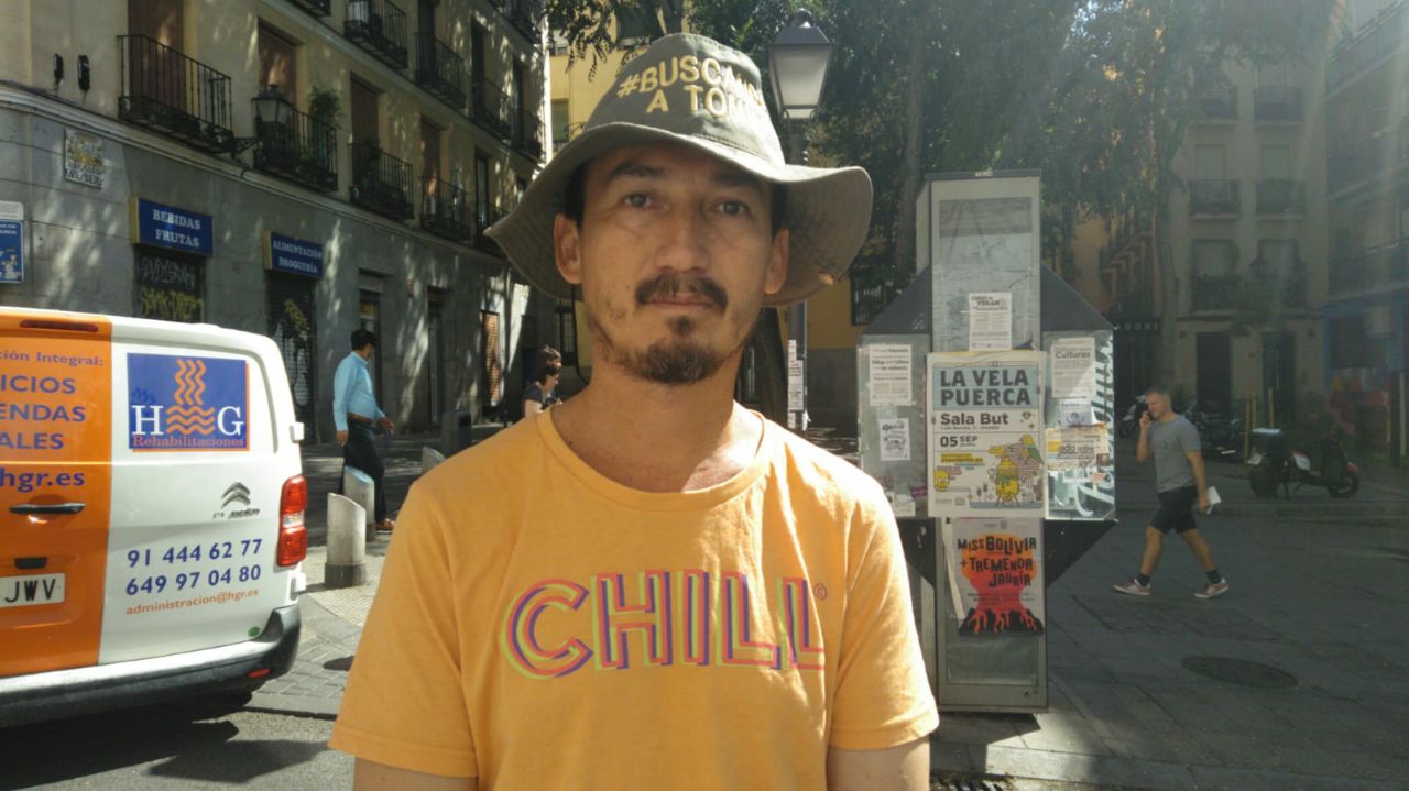 Mario Vergara, hermano de desaparecido y buscador de fosas clandestinas en Iguala (Guerero)