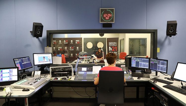 Estudio de Radio M21 ./ Diario de Madrid.