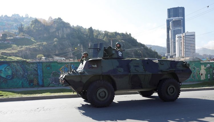 Vehículo militar en Colombia